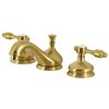 Kingston Brass KS1167TAL 8" Widespread Bathroom Faucet, Brushed Brass KS1167TAL